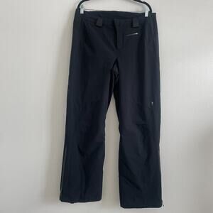 Spyder Pant Women 16 Black Snowboarding Skiing Primaloft Zip Side Mid Rise